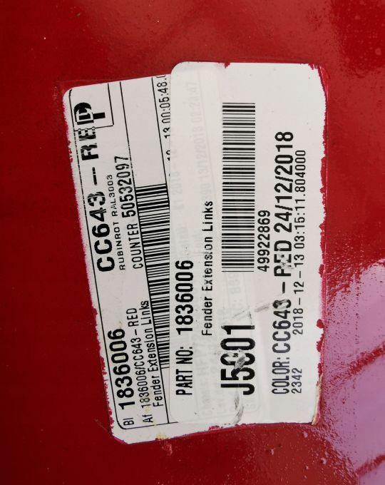 SPOJLER ZAKOŃCZENIE DAF XF 106 LH. - 공기역학/ 스포일러 트럭 용 : 사진 2 SPOJLER ZAKOŃCZENIE DAF XF 106 LH. - 공기역학/ 스포일러 트럭 용 : 사진 2