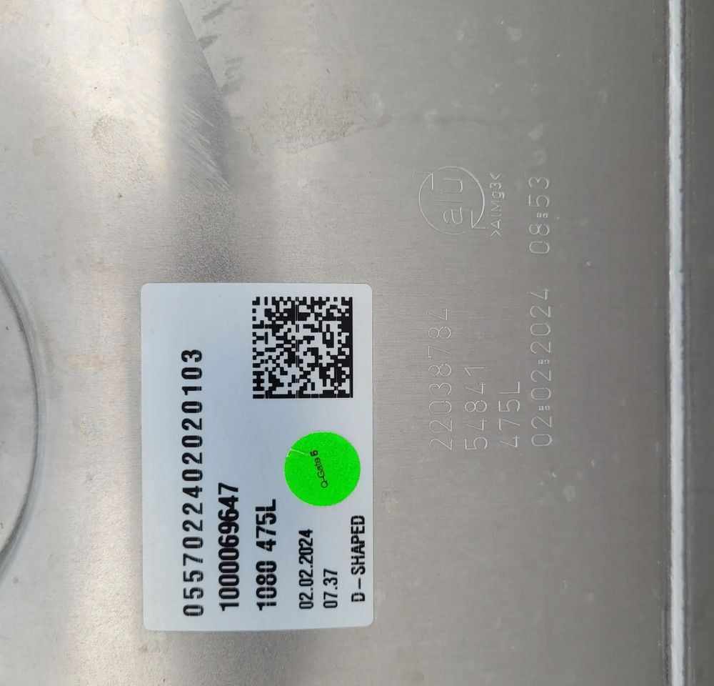 ZBIORNIK PALIWA VOLVO FH4 FH5 GAMA 150X55X68 CM 475L 22038784 CHWALIM116 - 연료 탱크 트럭 용 : 사진 4 ZBIORNIK PALIWA VOLVO FH4 FH5 GAMA 150X55X68 CM 475L 22038784 CHWALIM116 - 연료 탱크 트럭 용 : 사진 4