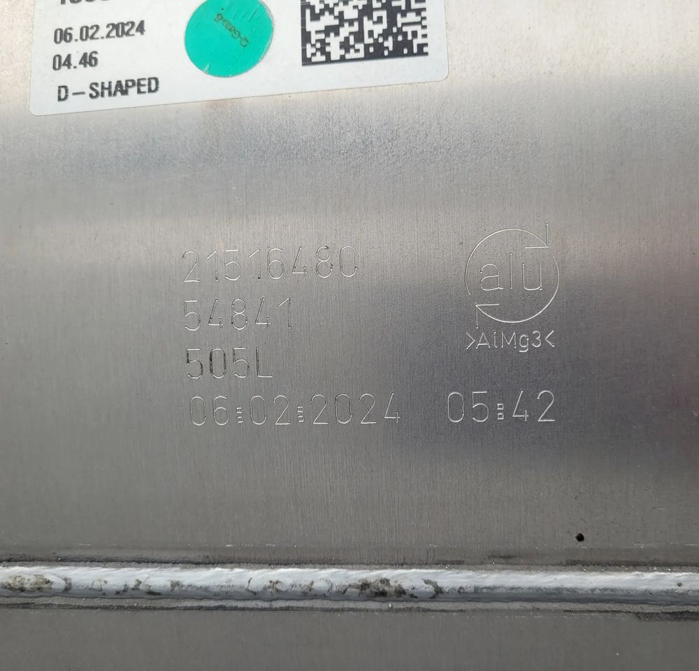ZBIORNIK PALIWA VOLVO FH4 FH5 GAMA 160x55x68cm 505L 21516480 CHWALIM116 - 연료 탱크 트럭 용 : 사진 4 ZBIORNIK PALIWA VOLVO FH4 FH5 GAMA 160x55x68cm 505L 21516480 CHWALIM116 - 연료 탱크 트럭 용 : 사진 4