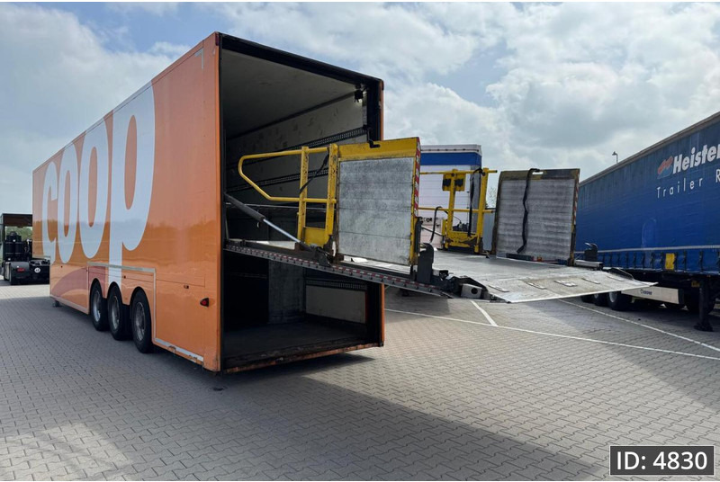 BURGERS Double-Deck / Steering axle / Tail lift / Racing - 밀폐형 박스 세미 트레일러 : 사진 3 BURGERS Double-Deck / Steering axle / Tail lift / Racing - 밀폐형 박스 세미 트레일러 : 사진 3