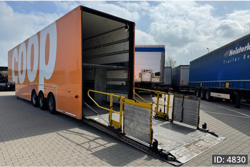 BURGERS Double-Deck / Steering axle / Tail lift / Racing - 밀폐형 박스 세미 트레일러 : 사진 4 BURGERS Double-Deck / Steering axle / Tail lift / Racing - 밀폐형 박스 세미 트레일러 : 사진 4