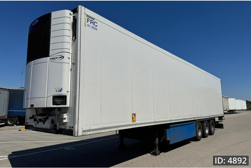 Krone SD / Carrier Vector 1550 / Palletbox / BPW Drum - 냉동 세미 트레일러 : 사진 1 Krone SD / Carrier Vector 1550 / Palletbox / BPW Drum - 냉동 세미 트레일러 : 사진 1