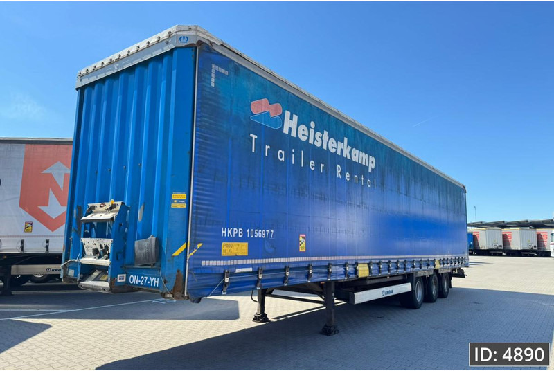 Krone SD Mega / BPW Drum / Huckepack - 커튼사이더 세미 트레일러 : 사진 1 Krone SD Mega / BPW Drum / Huckepack - 커튼사이더 세미 트레일러 : 사진 1