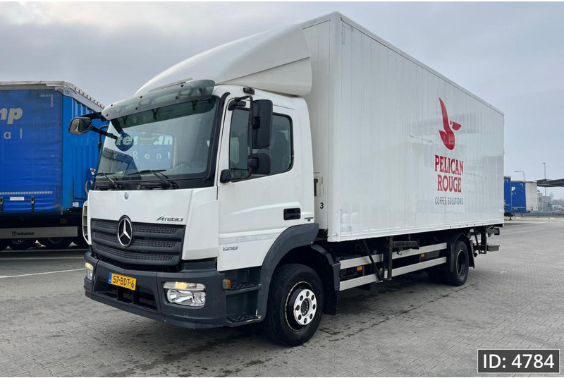 Mercedes-Benz Atego 1218 Day Cab, Euro 5, BDF / Automatic / standklima / DHOLLANDIA 2000KG - 컨테이너 운반 장치/ 스와프 보디 트럭 : 사진 1 Mercedes-Benz Atego 1218 Day Cab, Euro 5, BDF / Automatic / standklima / DHOLLANDIA 2000KG - 컨테이너 운반 장치/ 스와프 보디 트럭 : 사진 1