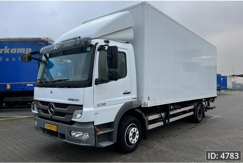 Mercedes-Benz Atego 1218 Day Cab, Euro 5, BDF / EPS automatic / standklima / DHOLLANDIA 2000KG - 컨테이너 운반 장치/ 스와프 보디 트럭 : 사진 1 Mercedes-Benz Atego 1218 Day Cab, Euro 5, BDF / EPS automatic / standklima / DHOLLANDIA 2000KG - 컨테이너 운반 장치/ 스와프 보디 트럭 : 사진 1