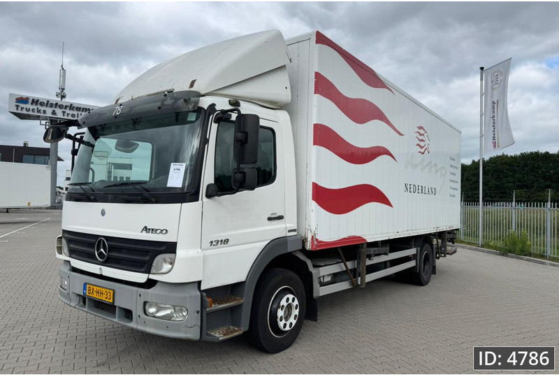 Mercedes-Benz Atego 1318 Day Cab, Euro 5, BDF / EPS automatic / DHOLLANDIA 2000KG - 컨테이너 운반 장치/ 스와프 보디 트럭 : 사진 1 Mercedes-Benz Atego 1318 Day Cab, Euro 5, BDF / EPS automatic / DHOLLANDIA 2000KG - 컨테이너 운반 장치/ 스와프 보디 트럭 : 사진 1