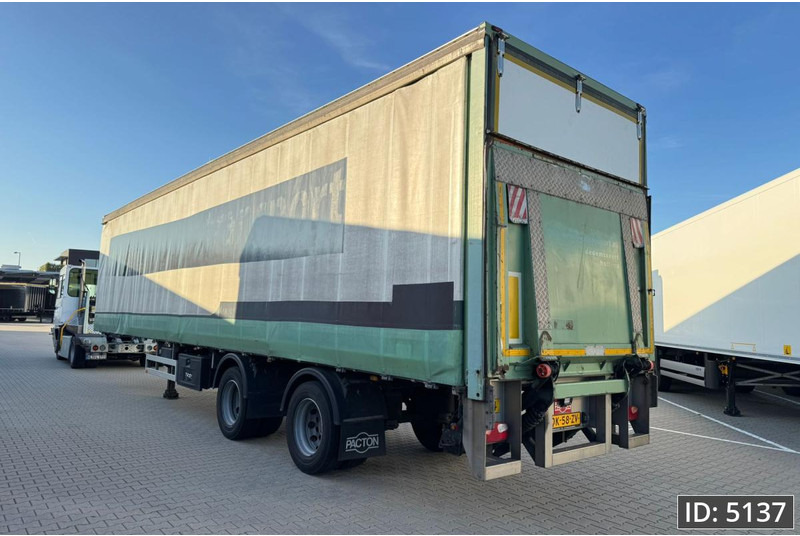 Pacton TBD.2 / DHOLLANDIA 2500kg / Steering axle - 커튼사이더 세미 트레일러 : 사진 2 Pacton TBD.2 / DHOLLANDIA 2500kg / Steering axle - 커튼사이더 세미 트레일러 : 사진 2