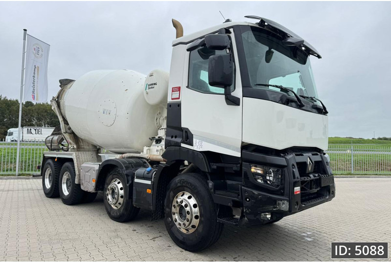 Renault C480 Day Cab, Euro 6, 8x4 / Full steel / 9m3 / TOP!! - 콘크리트 믹서 트럭 : 사진 4 Renault C480 Day Cab, Euro 6, 8x4 / Full steel / 9m3 / TOP!! - 콘크리트 믹서 트럭 : 사진 4