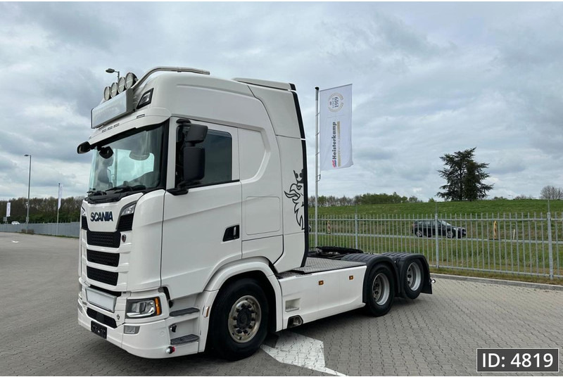 트랙터 유닛 Scania S650 Topline, Euro 6, 6x2 / Retarder / Standklima / PTO / Leather / Sliding 5th wheel, Intarder : 사진 1