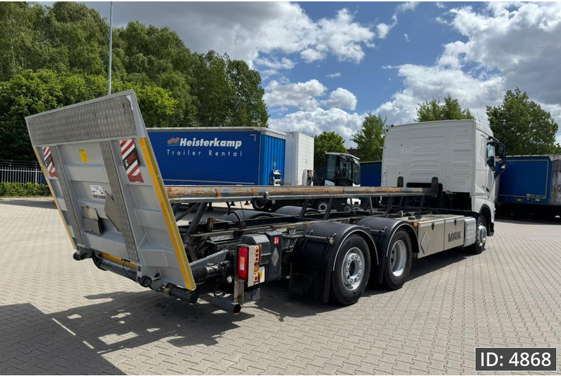 Volvo FH 500 Globetrotter, Euro 6, / 6x2 / Hydraulic body / frame 7.4 m / Tail lift - 컨테이너 운반 장치/ 스와프 보디 트럭 : 사진 3 Volvo FH 500 Globetrotter, Euro 6, / 6x2 / Hydraulic body / frame 7.4 m / Tail lift - 컨테이너 운반 장치/ 스와프 보디 트럭 : 사진 3