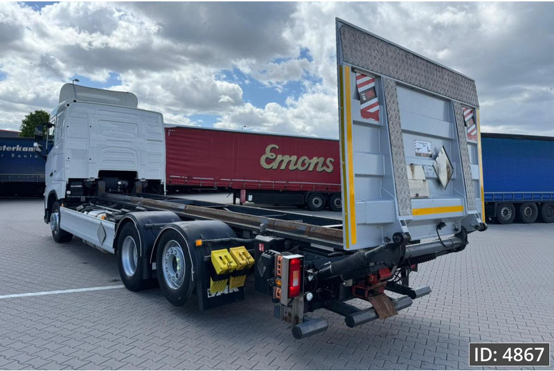 Volvo FH 500 Globetrotter, Euro 6, / 6x2 / Hydraulic body / frame 7.4 m / Tail lift - 컨테이너 운반 장치/ 스와프 보디 트럭 : 사진 2 Volvo FH 500 Globetrotter, Euro 6, / 6x2 / Hydraulic body / frame 7.4 m / Tail lift - 컨테이너 운반 장치/ 스와프 보디 트럭 : 사진 2