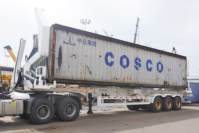 China Container Side Loader Price for Sale in Ghana - 컨테이너 운반 장치/ 스와프 보디 세미 트레일러 : 사진 5 China Container Side Loader Price for Sale in Ghana - 컨테이너 운반 장치/ 스와프 보디 세미 트레일러 : 사진 5