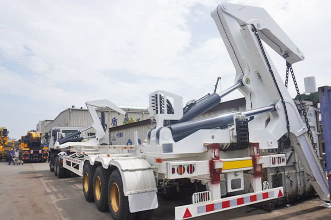China Container Side Loader Price for Sale in Ghana - 컨테이너 운반 장치/ 스와프 보디 세미 트레일러 : 사진 3 China Container Side Loader Price for Sale in Ghana - 컨테이너 운반 장치/ 스와프 보디 세미 트레일러 : 사진 3