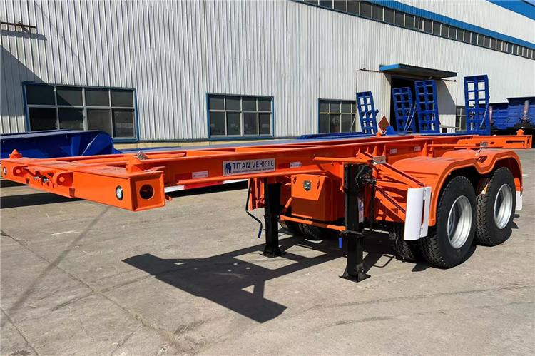 TITAN 2 Axle 20ft Container Chassis Trailer for Sale In Jamaica - 컨테이너 운반 장치/ 스와프 보디 세미 트레일러 : 사진 1 TITAN 2 Axle 20ft Container Chassis Trailer for Sale In Jamaica - 컨테이너 운반 장치/ 스와프 보디 세미 트레일러 : 사진 1