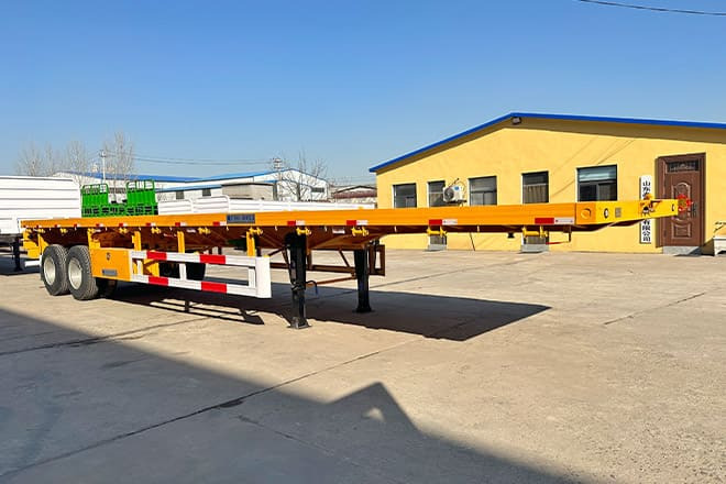 TITAN 2 Axle 40 Ft Flatbed Trailer for Sale in Uganda - 드롭사이드/ 플랫베드 세미 트레일러 : 사진 2 TITAN 2 Axle 40 Ft Flatbed Trailer for Sale in Uganda - 드롭사이드/ 플랫베드 세미 트레일러 : 사진 2
