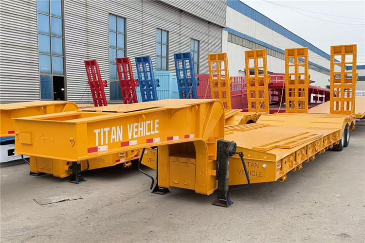 TITAN 2 Axle 50 Ton Low Bed Trailer for Sale In Nigeria Lagos - 저하대 세미 트레일러 : 사진 1 TITAN 2 Axle 50 Ton Low Bed Trailer for Sale In Nigeria Lagos - 저하대 세미 트레일러 : 사진 1