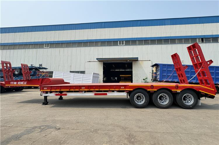 TITAN 3 Axle 60 Ton Truck Lowbed Trailer for Sale In Kenya - 저하대 세미 트레일러 : 사진 3 TITAN 3 Axle 60 Ton Truck Lowbed Trailer for Sale In Kenya - 저하대 세미 트레일러 : 사진 3