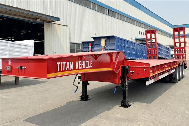 TITAN 3 Axle 60 Ton Truck Lowbed Trailer for Sale In Kenya - 저하대 세미 트레일러 : 사진 2 TITAN 3 Axle 60 Ton Truck Lowbed Trailer for Sale In Kenya - 저하대 세미 트레일러 : 사진 2