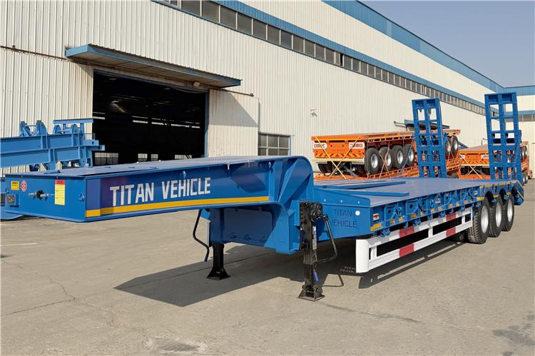 TITAN 3 Axle 80 Ton Low Bed Trailer Price for Sale In Nigeria - 저하대 세미 트레일러 : 사진 1 TITAN 3 Axle 80 Ton Low Bed Trailer Price for Sale In Nigeria - 저하대 세미 트레일러 : 사진 1