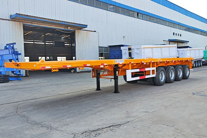 TITAN 4 Axle Heavy Duty Flatbed Trailer for Sale in Mali - 드롭사이드/ 플랫베드 세미 트레일러 : 사진 2 TITAN 4 Axle Heavy Duty Flatbed Trailer for Sale in Mali - 드롭사이드/ 플랫베드 세미 트레일러 : 사진 2