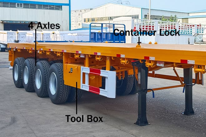 TITAN 4 Axle Heavy Duty Flatbed Trailer for Sale in Mali - 드롭사이드/ 플랫베드 세미 트레일러 : 사진 4 TITAN 4 Axle Heavy Duty Flatbed Trailer for Sale in Mali - 드롭사이드/ 플랫베드 세미 트레일러 : 사진 4