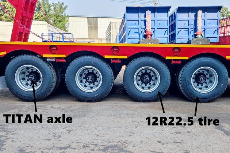 TITAN 4 Axle Low Loader Trailer for Sale in Jamaica - 저하대 세미 트레일러 : 사진 4 TITAN 4 Axle Low Loader Trailer for Sale in Jamaica - 저하대 세미 트레일러 : 사진 4