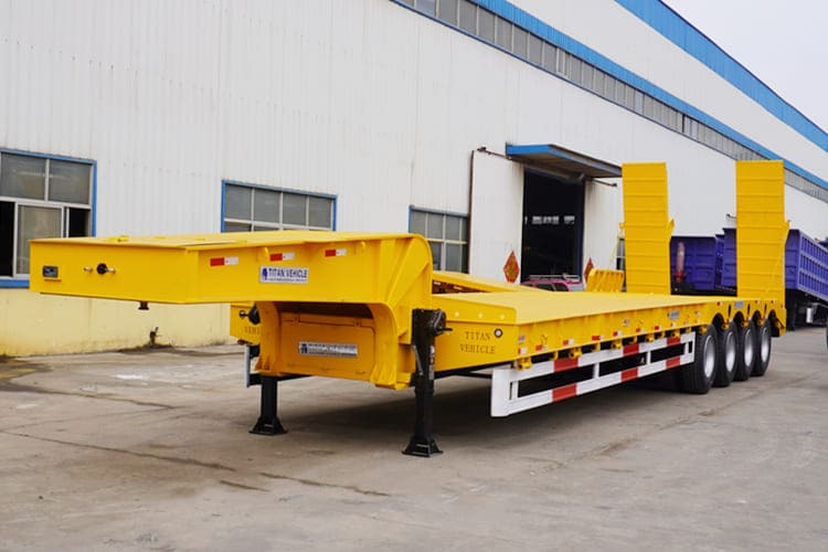 TITAN 4 Axle Lowbed Trailer Truck for Sale in Zambia - 저하대 세미 트레일러 : 사진 1 TITAN 4 Axle Lowbed Trailer Truck for Sale in Zambia - 저하대 세미 트레일러 : 사진 1