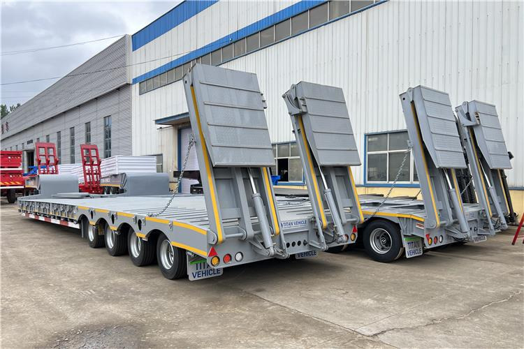 TITAN 4 Line 8 Axle Low Loader Trailer for Sale In Costa Rica - 저하대 세미 트레일러 : 사진 2 TITAN 4 Line 8 Axle Low Loader Trailer for Sale In Costa Rica - 저하대 세미 트레일러 : 사진 2