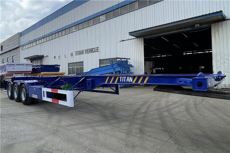 TITAN 40ft Container Chassis Trailer for Sale In Guam - 컨테이너 운반 장치/ 스와프 보디 세미 트레일러 : 사진 3 TITAN 40ft Container Chassis Trailer for Sale In Guam - 컨테이너 운반 장치/ 스와프 보디 세미 트레일러 : 사진 3