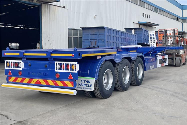 TITAN 40ft Container Chassis Trailer for Sale In Guam - 컨테이너 운반 장치/ 스와프 보디 세미 트레일러 : 사진 1 TITAN 40ft Container Chassis Trailer for Sale In Guam - 컨테이너 운반 장치/ 스와프 보디 세미 트레일러 : 사진 1