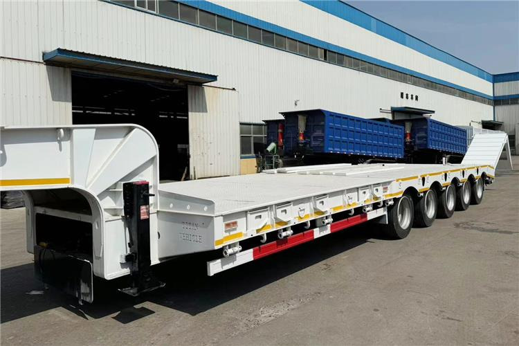 TITAN 5 Axle 100 Ton Low Bed Trailer for Sale In Tanzania - 저하대 세미 트레일러 : 사진 4 TITAN 5 Axle 100 Ton Low Bed Trailer for Sale In Tanzania - 저하대 세미 트레일러 : 사진 4