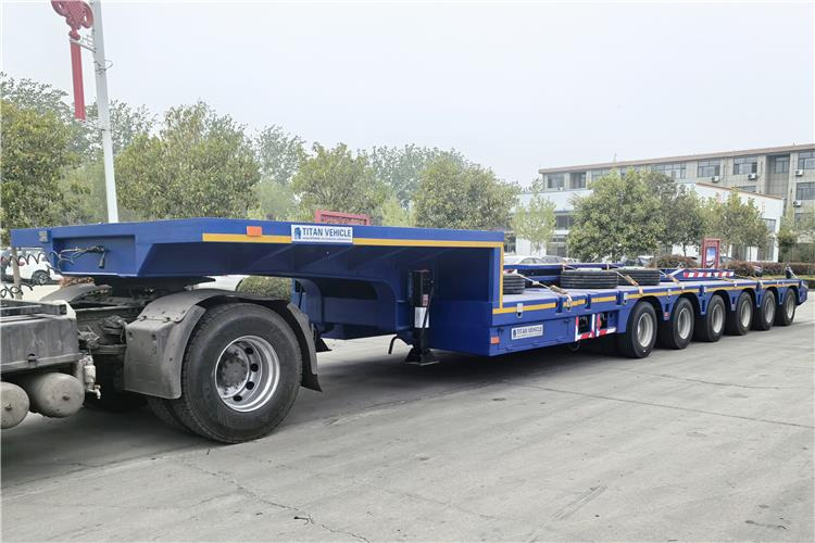 TITAN 6 Axle 120 Ton Extendable Low Loader Trailer for Sale Price - 저하대 세미 트레일러 : 사진 1 TITAN 6 Axle 120 Ton Extendable Low Loader Trailer for Sale Price - 저하대 세미 트레일러 : 사진 1