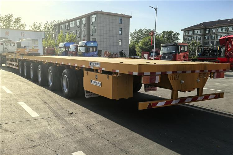 TITAN 6 Axle 62m Extendable Trailer for Sale In Ghana - 드롭사이드/ 플랫베드 세미 트레일러 : 사진 2 TITAN 6 Axle 62m Extendable Trailer for Sale In Ghana - 드롭사이드/ 플랫베드 세미 트레일러 : 사진 2