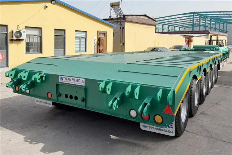 TITAN 6 Axle 80 Ton Low Loader Semi Trailer for Sale In Zambia - 저하대 세미 트레일러 : 사진 3 TITAN 6 Axle 80 Ton Low Loader Semi Trailer for Sale In Zambia - 저하대 세미 트레일러 : 사진 3