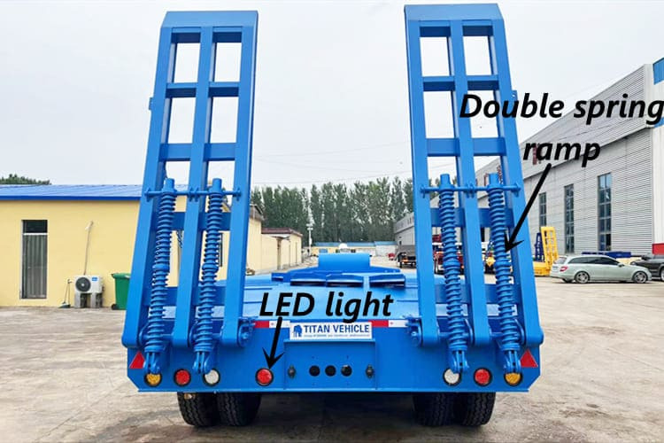 TITAN 60 Tons Lowbed Trailer for Sale in Malawi - 저하대 세미 트레일러 : 사진 4 TITAN 60 Tons Lowbed Trailer for Sale in Malawi - 저하대 세미 트레일러 : 사진 4