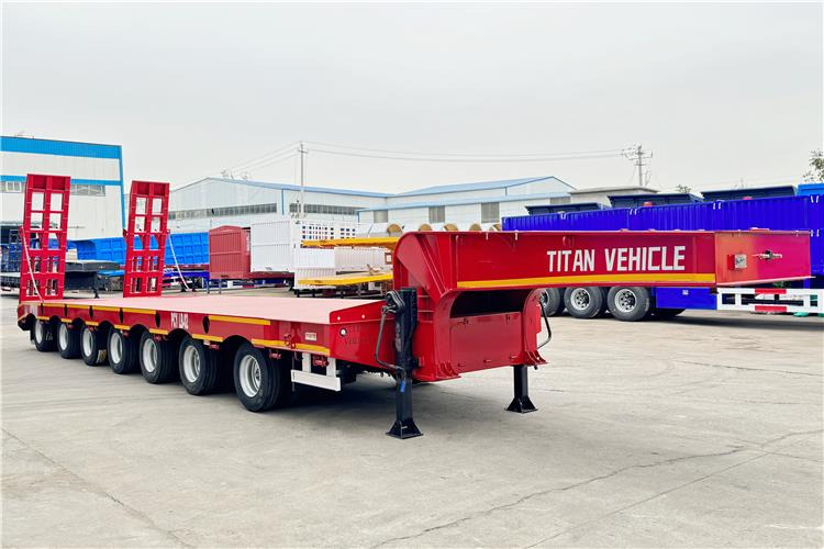 TITAN 7 Axle 120 Ton Lowbed Trailer for Sale In Saudi Arabia - 저하대 세미 트레일러 : 사진 1 TITAN 7 Axle 120 Ton Lowbed Trailer for Sale In Saudi Arabia - 저하대 세미 트레일러 : 사진 1