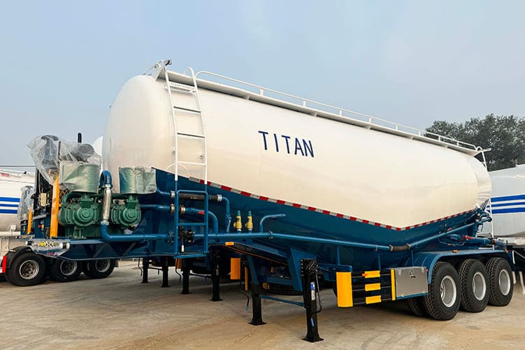 TITAN Bulk Cement Tanker Truck for Sale in Congo - 유조 세미 트레일러 : 사진 1 TITAN Bulk Cement Tanker Truck for Sale in Congo - 유조 세미 트레일러 : 사진 1