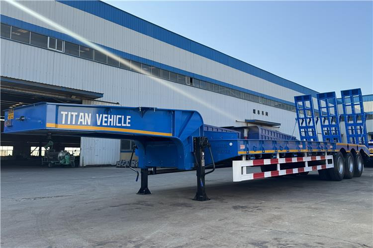 TITAN Tri Axle 80 Ton Low Loader Semi Trailer for Sale In Benin - 저하대 세미 트레일러 : 사진 3 TITAN Tri Axle 80 Ton Low Loader Semi Trailer for Sale In Benin - 저하대 세미 트레일러 : 사진 3