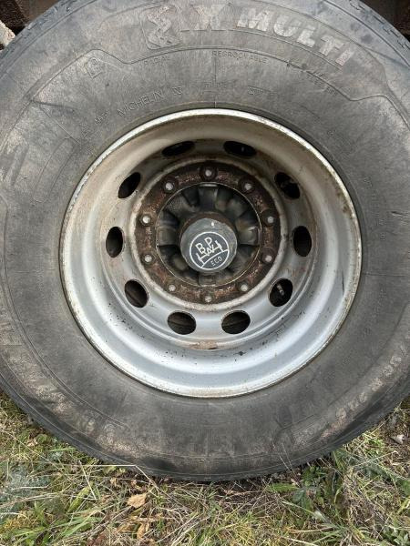 목재 세미 트레일러 Diebolt grue avec grappin rotatif : 사진 22