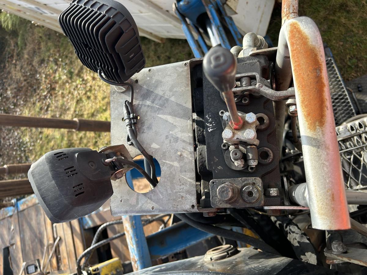 목재 세미 트레일러 Diebolt grue avec grappin rotatif : 사진 13