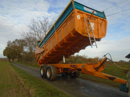 Rolland TURBO 160 - 덤프 트레일러 : 사진 1 Rolland TURBO 160 - 덤프 트레일러 : 사진 1