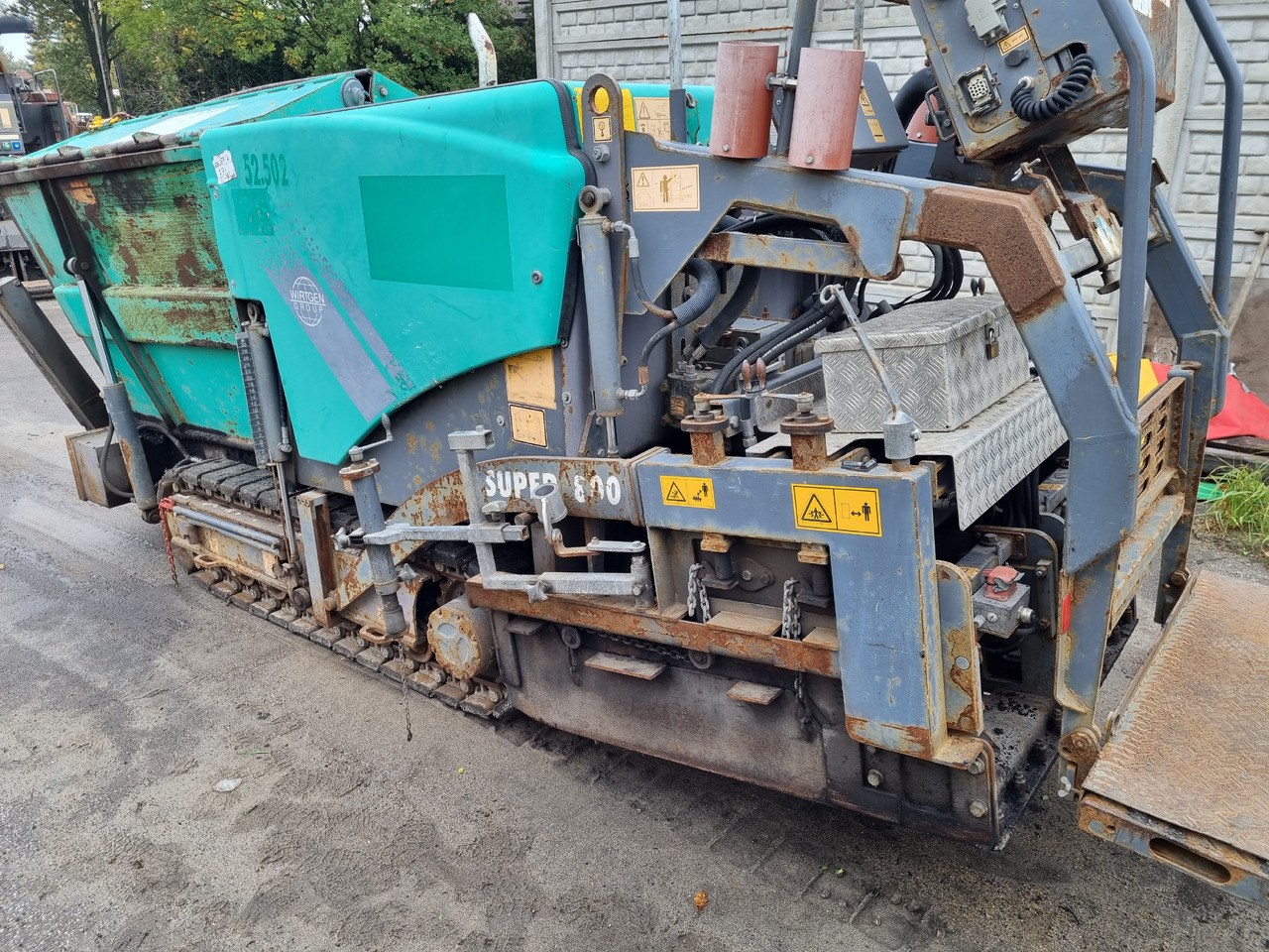 VÖGELE SUPER 800 - 아스팔트 포장기 : 사진 3 VÖGELE SUPER 800 - 아스팔트 포장기 : 사진 3