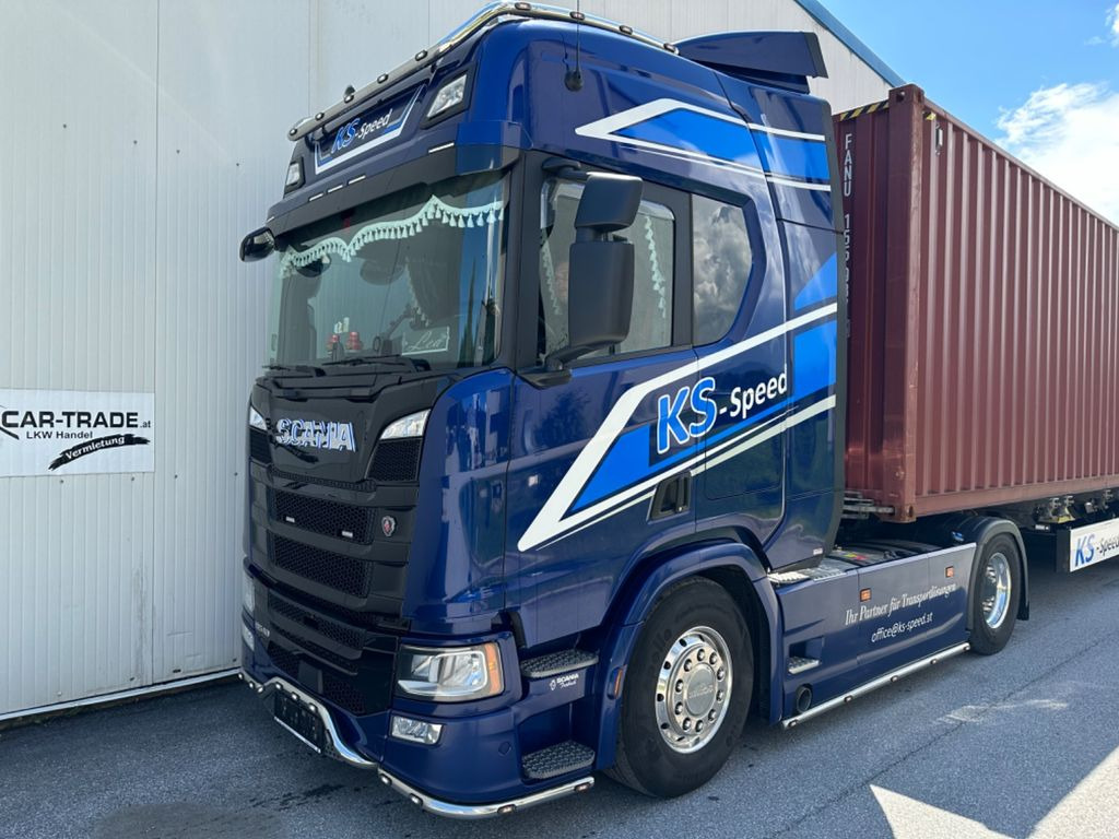 Scania 500R Vollluft Alu Leder LED Hyd. - 트랙터 유닛 : 사진 1 Scania 500R Vollluft Alu Leder LED Hyd. - 트랙터 유닛 : 사진 1