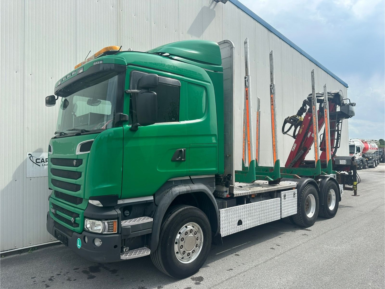Scania R 580 V8 Penz Kran 2x Telespok - 목재 트럭, 크레인 트럭 : 사진 1 Scania R 580 V8 Penz Kran 2x Telespok - 목재 트럭, 크레인 트럭 : 사진 1