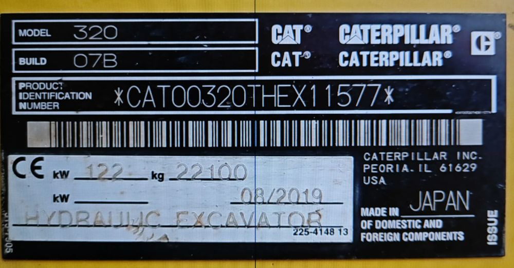 Caterpillar cat 320 - 크롤러 굴삭기 : 사진 5 Caterpillar cat 320 - 크롤러 굴삭기 : 사진 5