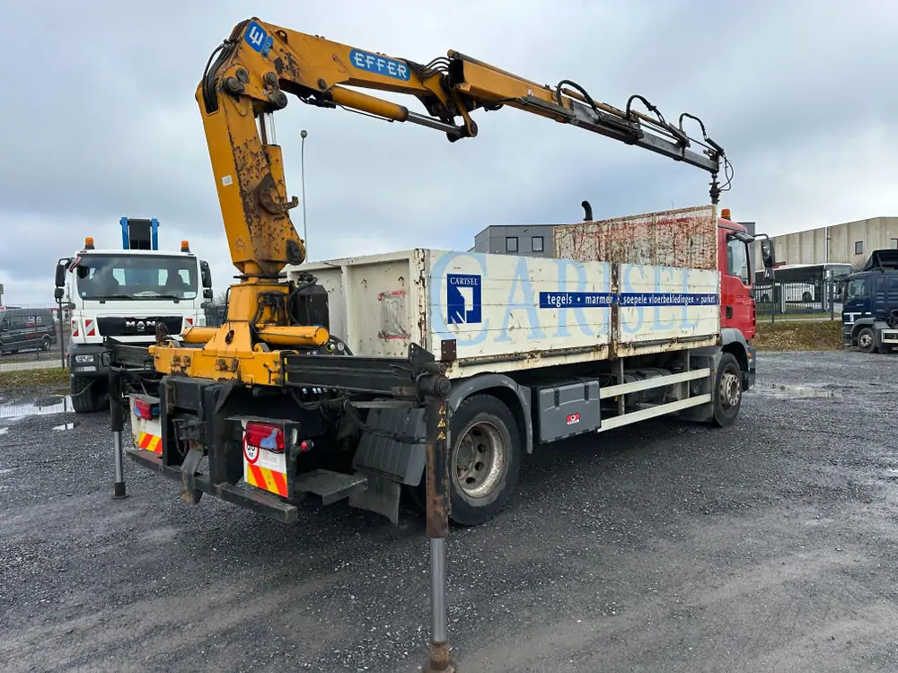 MAN TGM 18.280 *202000 km*Grue EFFER type 120 3 S*PREMIER PROPRIO - 크레인 트럭, 드롭사이드/ 플랫베드 트럭 : 사진 2 MAN TGM 18.280 *202000 km*Grue EFFER type 120 3 S*PREMIER PROPRIO - 크레인 트럭, 드롭사이드/ 플랫베드 트럭 : 사진 2