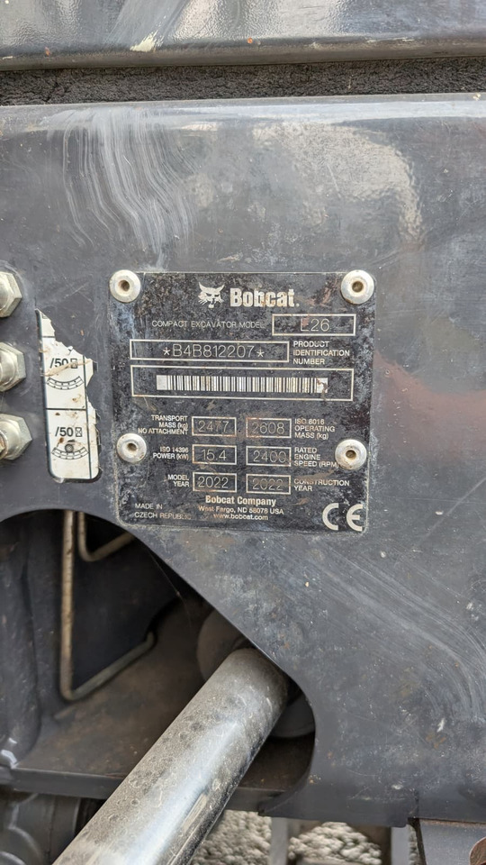 BOBCAT E 26 - 미니 굴삭기 : 사진 5 BOBCAT E 26 - 미니 굴삭기 : 사진 5