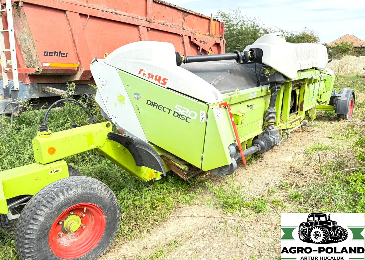 CLAAS DIRECT DISC 520 CENTOUR PRO NT - 2014 rok - 견인식 목초수확기 : 사진 1 CLAAS DIRECT DISC 520 CENTOUR PRO NT - 2014 rok - 견인식 목초수확기 : 사진 1
