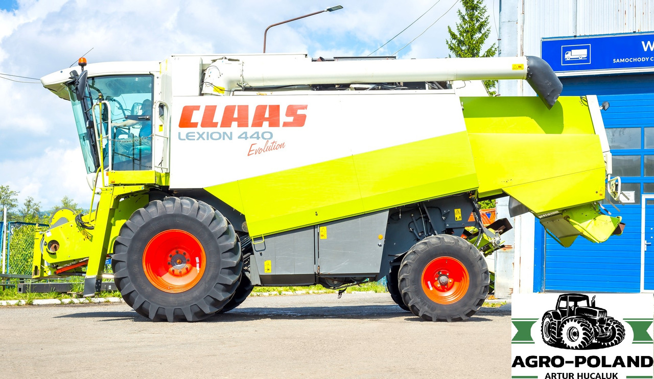 CLAAS LEXION 440 EVOLUTION - 2003 ROK + CLAAS C 540 SKŁADANY - 2007 ROK - 목초수확기 : 사진 5 CLAAS LEXION 440 EVOLUTION - 2003 ROK + CLAAS C 540 SKŁADANY - 2007 ROK - 목초수확기 : 사진 5