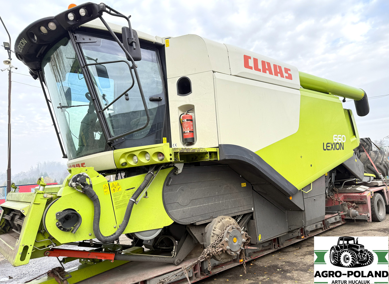 CLAAS LEXION 660 - 2013 ROK - NOWSZY MODEL - 2468 H - VARIO 750 - 목초수확기 : 사진 2 CLAAS LEXION 660 - 2013 ROK - NOWSZY MODEL - 2468 H - VARIO 750 - 목초수확기 : 사진 2